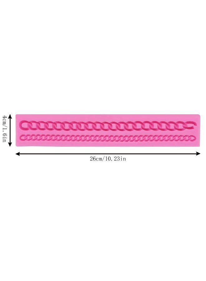 KOOTIPS Diamond Chain Silicone Fondant Mold Cake Decorating Pastry Gum Pastry Tool Kitchen Tool Sugar Paste Baking Mould Cookie Pastry - Image 5